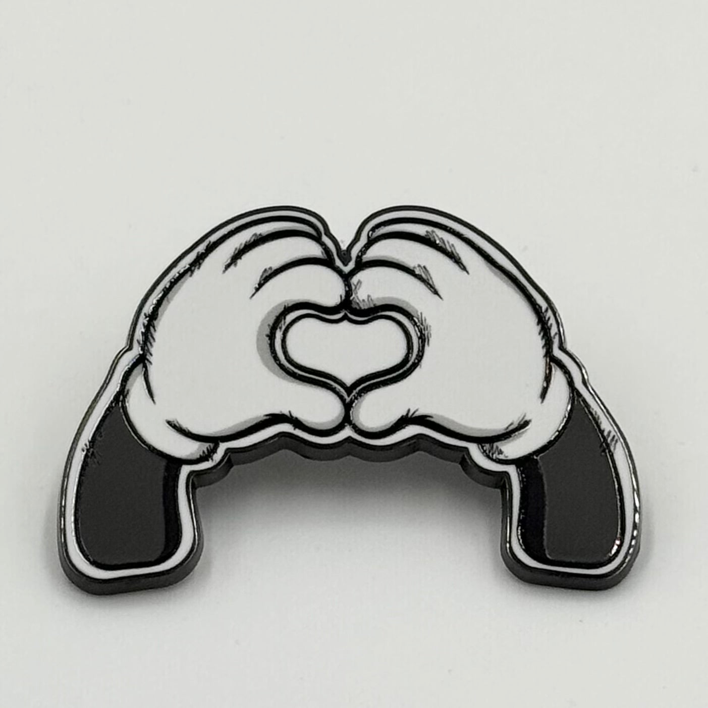 I Love RnB Heart Hands Pin