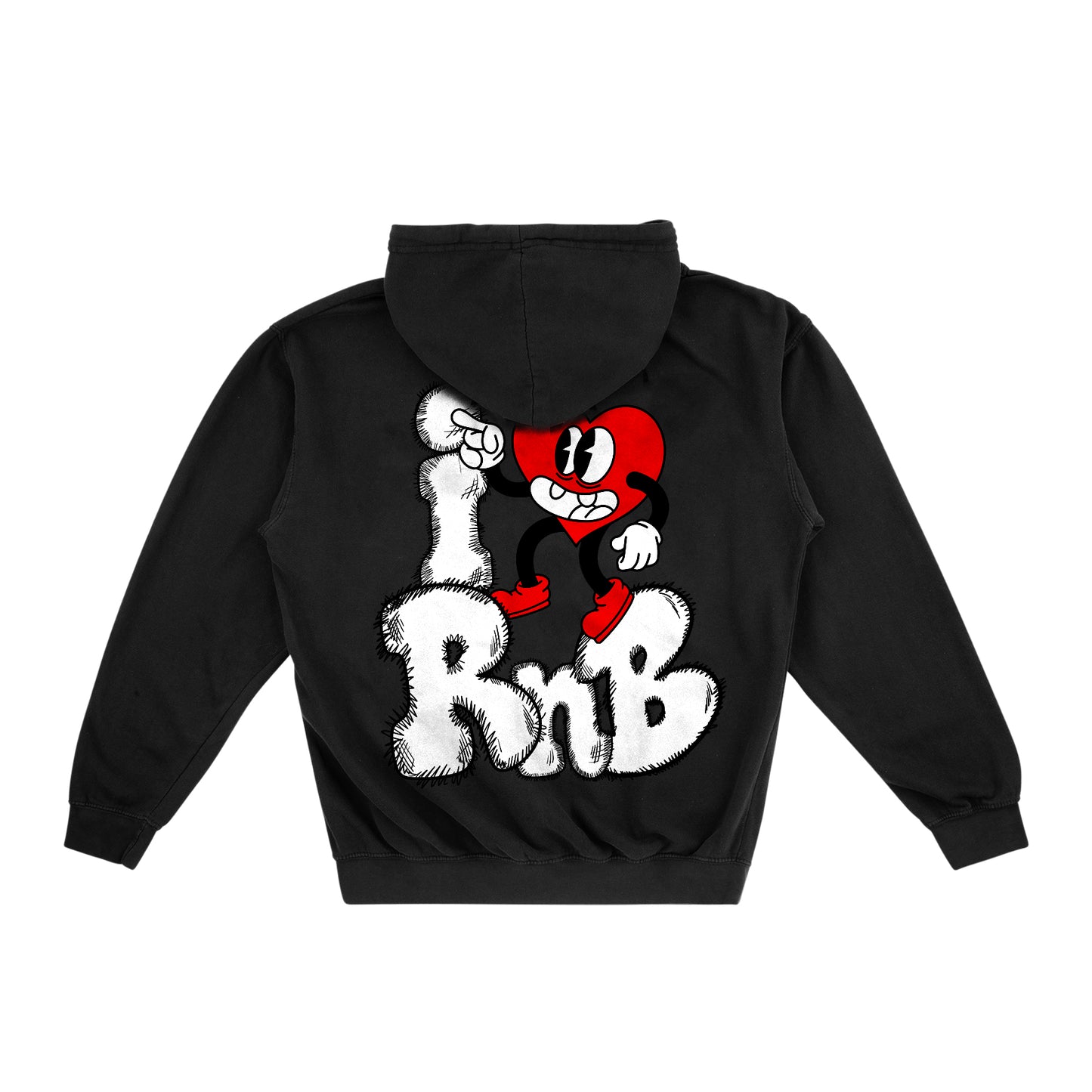 I Love RnB Sitting Heart Hoodie