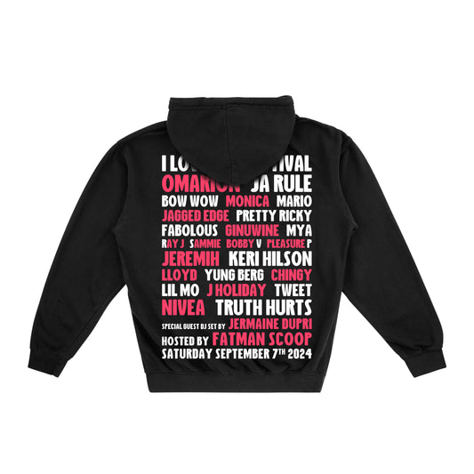 I Love RnB Lineup Hoodie