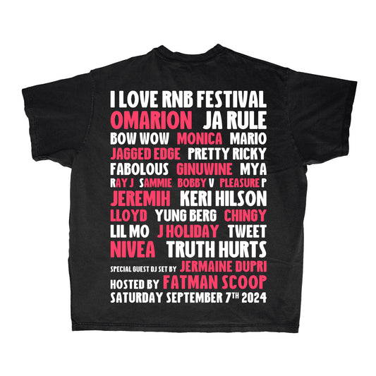 I Love RnB Line up T-Shirt